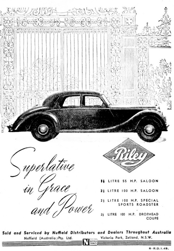 1950 Riley 2.5 Litre Saloon